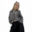 giacchina con paillettes e bottoni reali festive